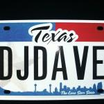 DJ Dave gets personalized license plates